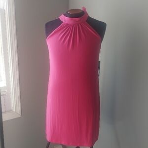 Nine West Pink Halter Mini Dress for Cocktail